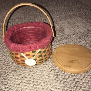 Collectible longaberger basket